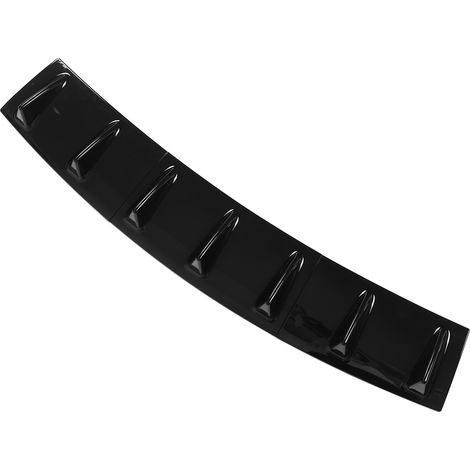 Aileron Diffuseur Universel 3 Pièces Noir Brillant, Becquet Anti-Dérapant, Lèvre de Pare-Choc Arrière, Déflecteur de Châssis pour Corolla, Style Aileron Requin, Finition Glossy (1/5)