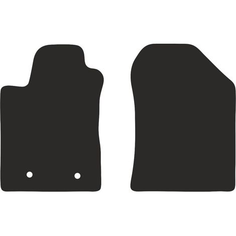 Alfombrillas delanteras de terciopelo BASIC para Toyota Corolla Verso II monovolumen (2004-2009) (1/2)