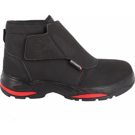 Zapato de seguridad SINGER alto - Piel nobuck - S3 SRC HRO - Talla 43 - ETNA43