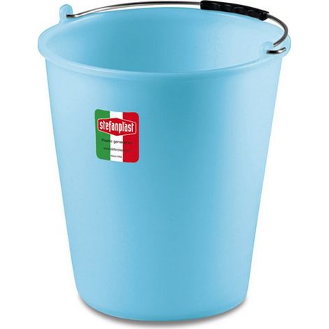 1PZ SECCHIO CASALINGO AZZURRO lt. 9 - Ï cm. 29x25 h