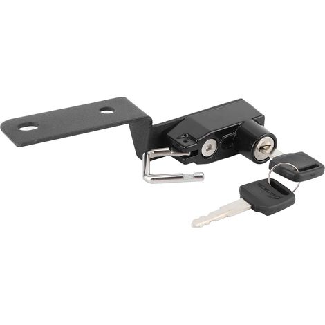 Antivol casque moto métallique sécurité antidémarrage accessoire motocycliste avec 2 clés (1/5)