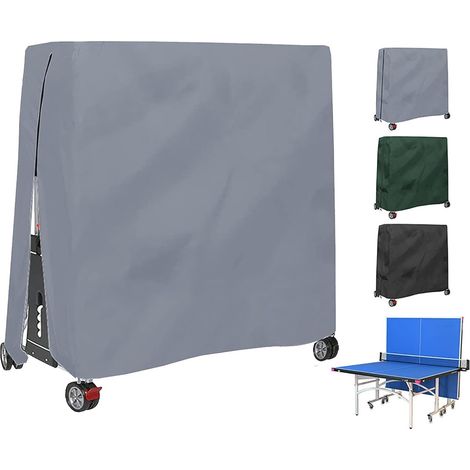 Housse Table Ping-Pong Imperméable Couverture Résistance au Vent Robuste Tissu Oxford Bâche de Protection Table de Tennis