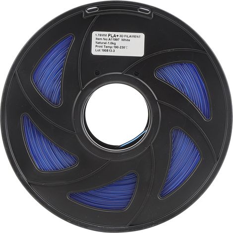 Filament PLA Bleu 1.75mm pour Imprimante 3D, Bobine de 1kg - Matériau d'Impression (1/5)