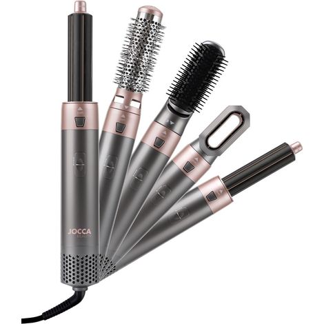 JOCCA 2412 Haarstyling-Gerät Multistyler Airflow Schwarz, Pink 1000 W