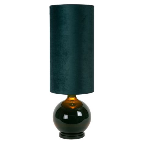 Lampada da tavolo in vetro verde 100 cm E27 Esterad Lucide