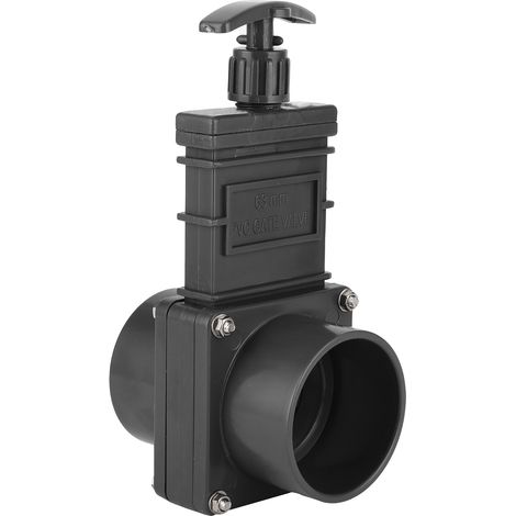 Vanne d'arrêt d'eau de 63 mm pour camping-car, vanne d'évacuation des eaux usées en ABS, grand diamètre, haute efficacité, spécifique aux camping-cars (1/5)