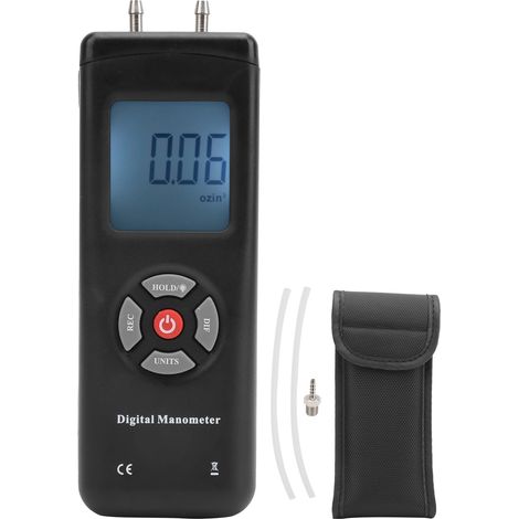 Manomètre numérique TL101, mesureur de pression d'air différentiel, outil de test de pression +5psi (1/5)