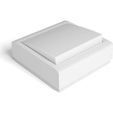 Conmutador superficie famatel blanco (1/2)