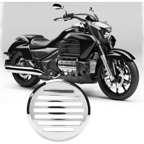 Cache-klaxon rond chromé de 3,5 pouces compatible avec les accessoires de modification pour motos Honda Cruiser (1/5)