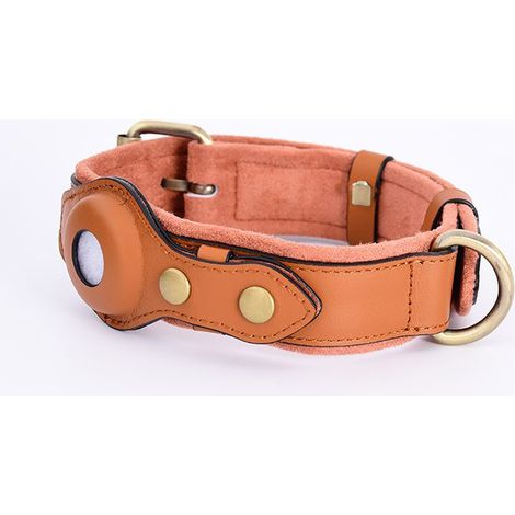 1pc collier de chien en cuir taille M (1/2)