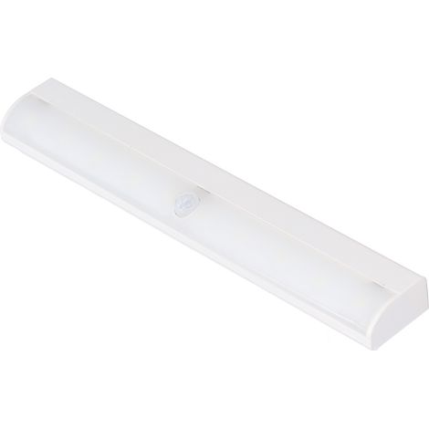 Barre lumineuse LED à détection de mouvement pour placard, lampe ultra-mince pour dressing, veilleuse de chambre, éclairage de couloir et cuisine (livraison sans batterie) (1/5)
