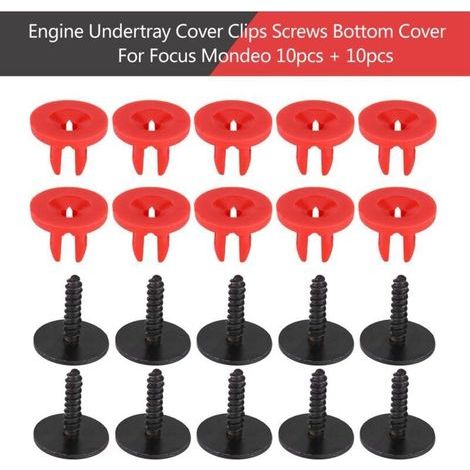 20 Pcs Motor Undertray Coup Clips Vis Protection du Bouclier de Couverture Inférieure pour le Passeport Pratique de Haute qualité (1/4)