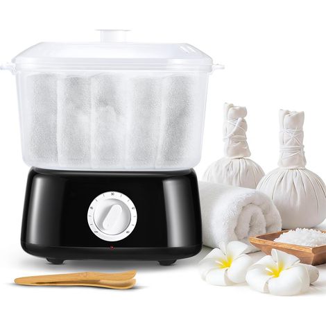 Chauffe Serviette, Chauffe Serviette Esthetique avec Pince à Serviette, Grande Capacité de 3L Chauffe Serviette Spa, Chauffe Serviette Barbier à Chauffage Rapide pour Salon, Usage Domestique (1/5)