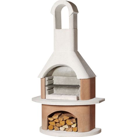 Buschbeck Gartenkamin Bali BBQ Kohlegrill Holzgrill Grillkamin Grill (1/2)
