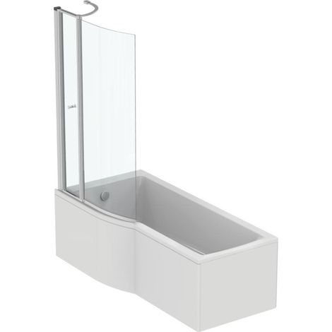 IDEAL STANDARD Baignoire Connect air 170 X 80 avec pare Bain  avec volet asymétrique gauche