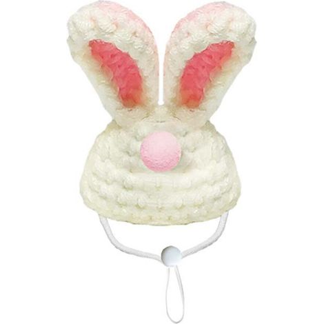 Weihnachtshamstermütze, Kleintiermütze - Weißes Kaninchen (1/5)