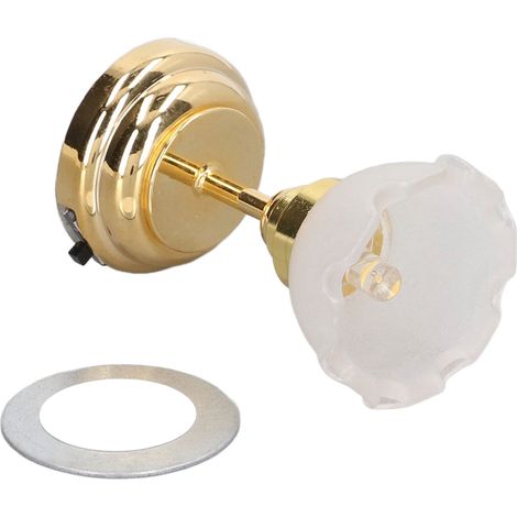Plafonnier miniature innovant en forme de fleur blanche pour maison de poupée (échelle 1:12), mini-lampe LED lumineuse et éclatante, décoration pour maison de poupée (1/5)