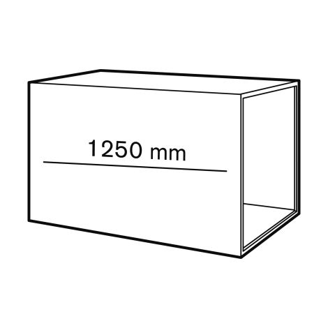 Luftkanal aus Glasfaserleichtbeton LKL 500, gerade, Gesamtlänge 1250 mm - 50900103057 von Weishaupt