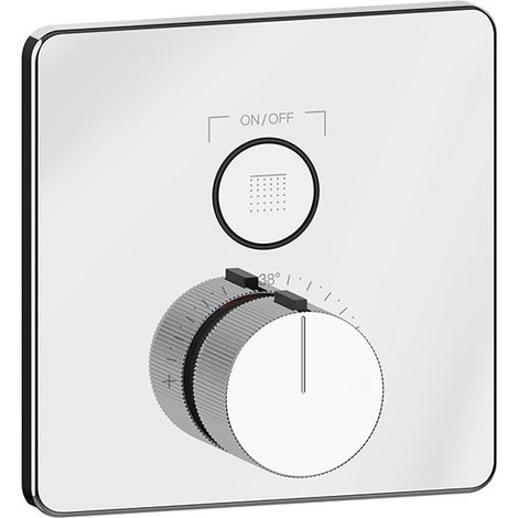 Gessi Hi-Fi Fertigmontageset Thermostat mit Tasten-Bedienung