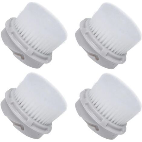 Embouts de brosse Cashmere de remplacement Compatible avec Clarisonic Mia, Mia 2, Mia 3 (Aria), Pro, Plus, SMART Profile, Alpha Fit, Plus, Sonic Radiance (4 pièces) (1/5)