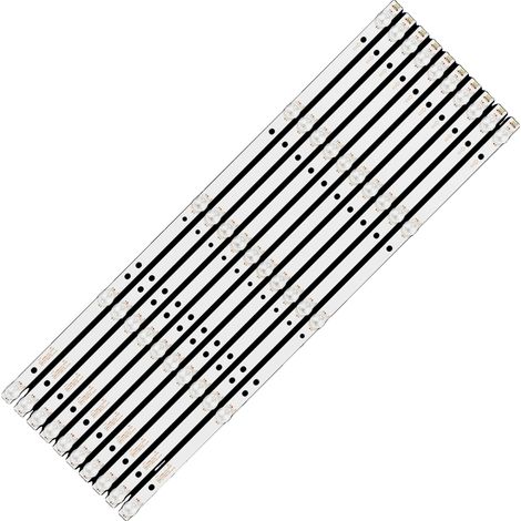 LED-Hintergrundbeleuchtungsstreifen, 575 mm Länge, 5 LED-Perlen pro Streifen, 6 V Spannung, kompatibel mit 58 Zoll Fernsehern, Paket mit 10 Stück (1/5)