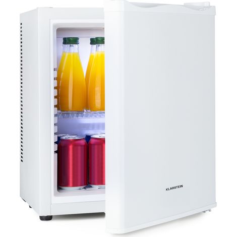 Klarstein – Mini réfrigérateur 23L – Système de refroidissement silencieux 23dB – Température réglable 5-15°C – Étagères ajustables – Pour chambre ou camping