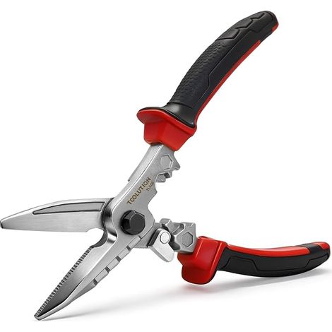 Pince Électricien Multifonction 8,5 Pouces, Pince à Sertir avec Clé Hexagonale, Pince Électrique pour Électricien, Réparation Maison et Auto (1/5)