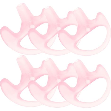 3 Paires Embouts d'oreille en Silicone Rose, Remplaçables, Lot (1/5)