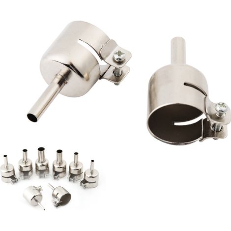 Kit de 8 buses de pistolet thermique pour outils de réparation de stations de soudage à air chaud (3/4/5/6/7/8/10/12 mm) (1/5)