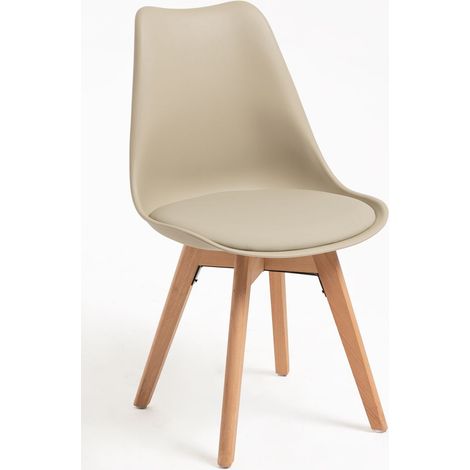 Packs Sillas Comedor - Pack 2 Sillas Synk Basic - Greige (1/5)