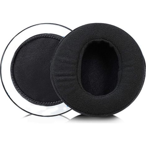 Schwarze, weiche Leder-Ersatzohrpolster für AUDEZE LCD4 – Memory-Schaum und Flanell (1/4)