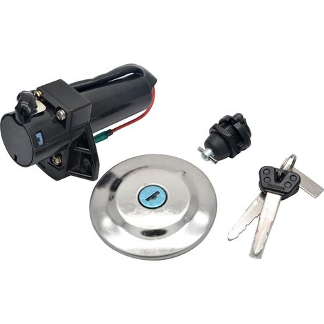Replacement ignition switch throttle cap seat lock key for Yamaha YBR125 YBR 125 2007-2014