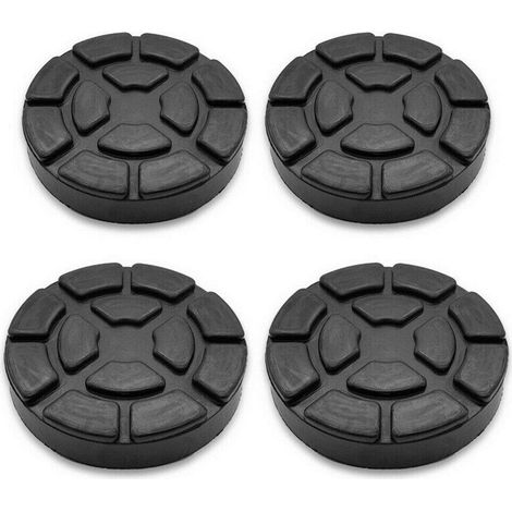 4X cuscinetti in gomma, ricettacoli in gomma da 123 mm per sollevatori per piastre da 110 mm, strumenti di riparazione, tavolo elevatore