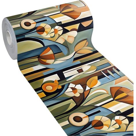 Tappeto Cucina Antimacchia Passatoia Pvc Stampa Digitale Morbido Moderno Antiscivolo Dis E - 51x40 cm