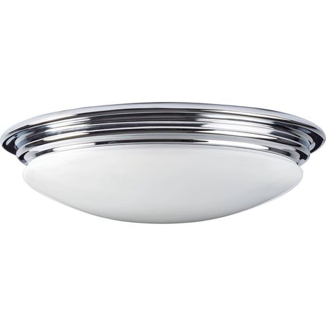 Elstead Brompton - Plafoniera LED da incasso per bagno in cromo lucido IP44