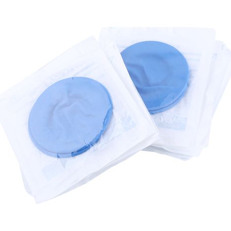 10 pièces de digue dentaire bleue stérile jetable, ouvre-joue en caoutchouc pour usage clinique (1/5)