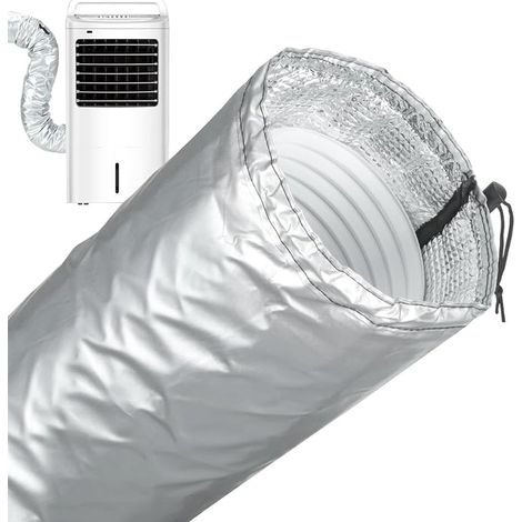Housse Pour Tuyau De Clim - Manchon Isolant Imperméable Lavable Portable,Enveloppe Isolante Pour Tuyau De Climatiseur Hiver extérieur intérieur fenêtre garage camping-car maison appartement (1/5)