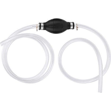Manuelle Wasserpumpe, manuelle Saugpumpe, Flüssigkeitspumpe, handbetriebene Saugpumpe für Benzin, Saugpumpe für Benzin, Öl, Wasser und Kraftstoff mit zwei umweltfreundlichen Schläuchen (10 mm) (1/5)
