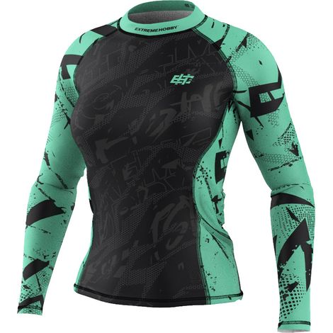 Damen-Langarm-Rashguard NEO XS Mint