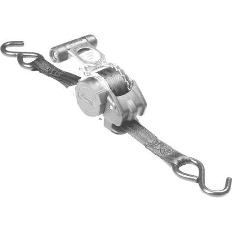 Master Lock 3248EURDAT Cinghia di Fissaggio con Moschettone, Nero, 3m x 25mm Cinghie