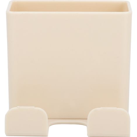 Porte-télécommande mural avec boîte de rangement pour salon et chambre, organisateur de télécommandes en plastique noir. (1/5)