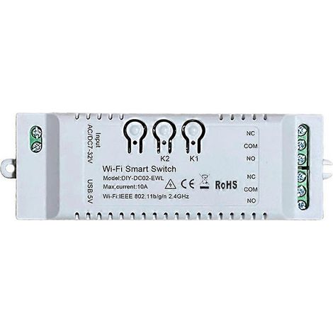 2CH WiFi intelligent interrupteur DIY timer ewelink APP 7-32 V USB 5 V 2 4G maison automation module pour alexa google (1/5)