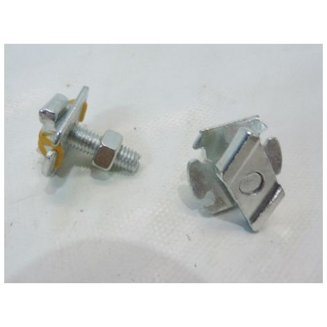 Ecrou prémontré avec rondelle M8 longueur 30mm acier galvanisé pour rail C-FIX ST ERICO 584530