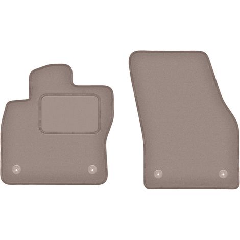 Tapis avant beiges pour Volkswagen Tiguan Allspace 7 places (2017-)