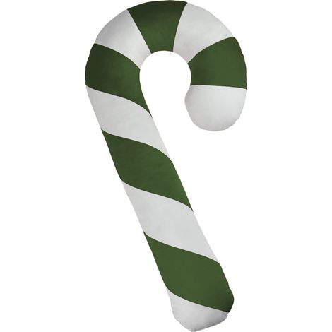 Modèle de coussin de Noël XM22 Canne en bonbon olive XXL (1/5)