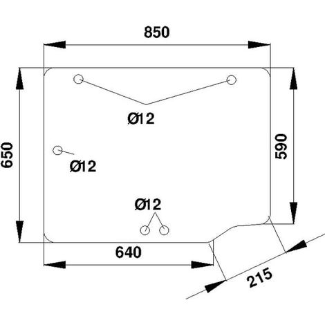 Heckscheibe oben UNIVERSAL D7099 (1/2)