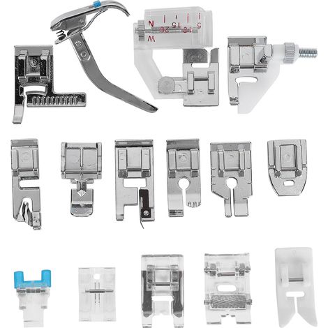 15Pcs Presser Foot Multifunction Household Sewing Machine Tool Kit Accessory Supplies (1/5)