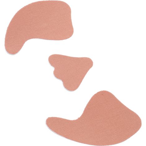 Patchs de protection oculaire anti-UV, coupe-vent, anti-gel, respirants et absorbants pour le visage, adaptés aux activités extérieures. Forme arquée et séparée. (1/5)