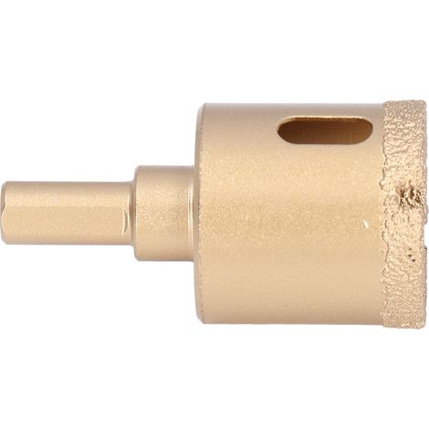 Foret diamanté brasé pour carottage, scie cloche, fraise creuse pour verre, carrelage, granit, marbre, porcelaine, 35 mm (1/5)