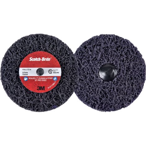 Disque de nettoyage et de decapage Scotch-Brite Roloc XT Pro XO-ZR 100mm x 13mm x 6mm S XGROS